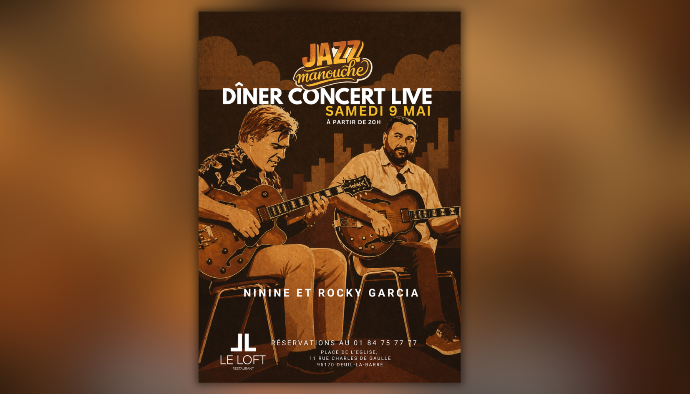 Jazz manouche ninine rocky garcia le loft 9 mai