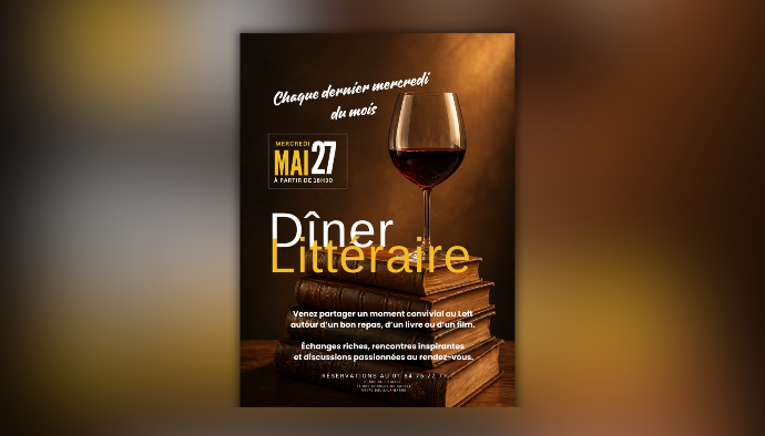 dîner littéraire le loft deuil-la-barre 27 mai