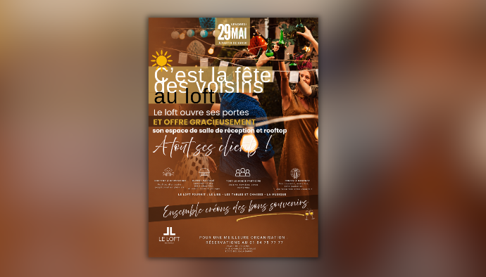 fête des voisins le loft deuil-la-barre 29 mai