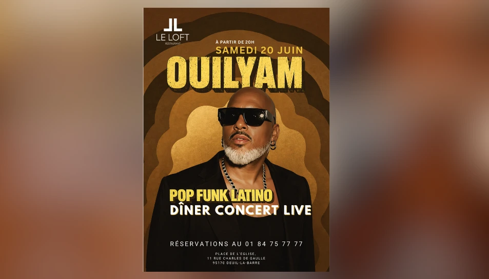soiree pop funk ouilyam restaurant le loft
