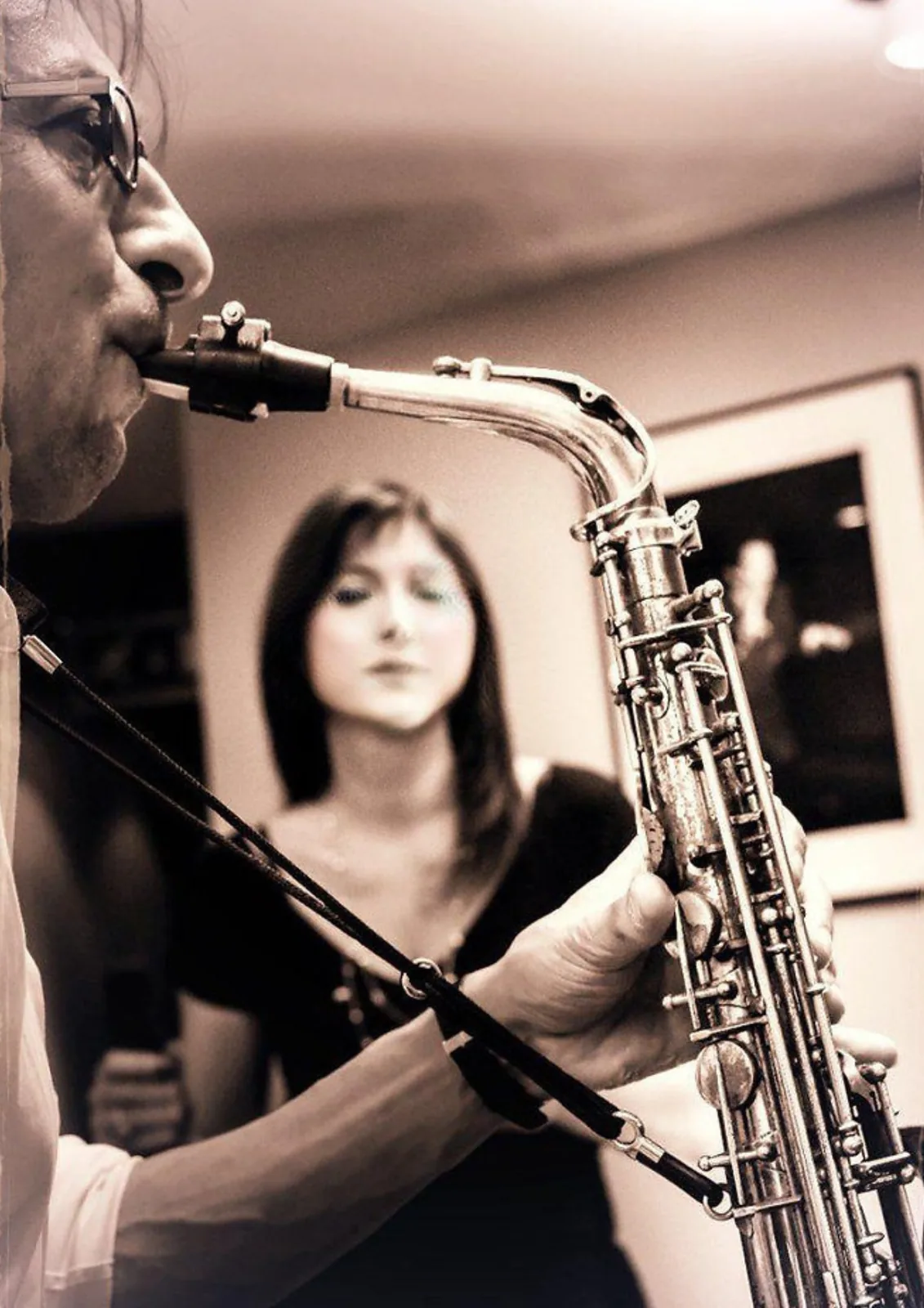 Saxophoniste jazz en concert au Loft